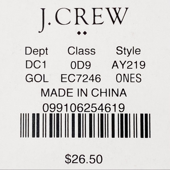 J. Crew Earrings 23mm Beaded Mini Hoop - Picture 7 of 7